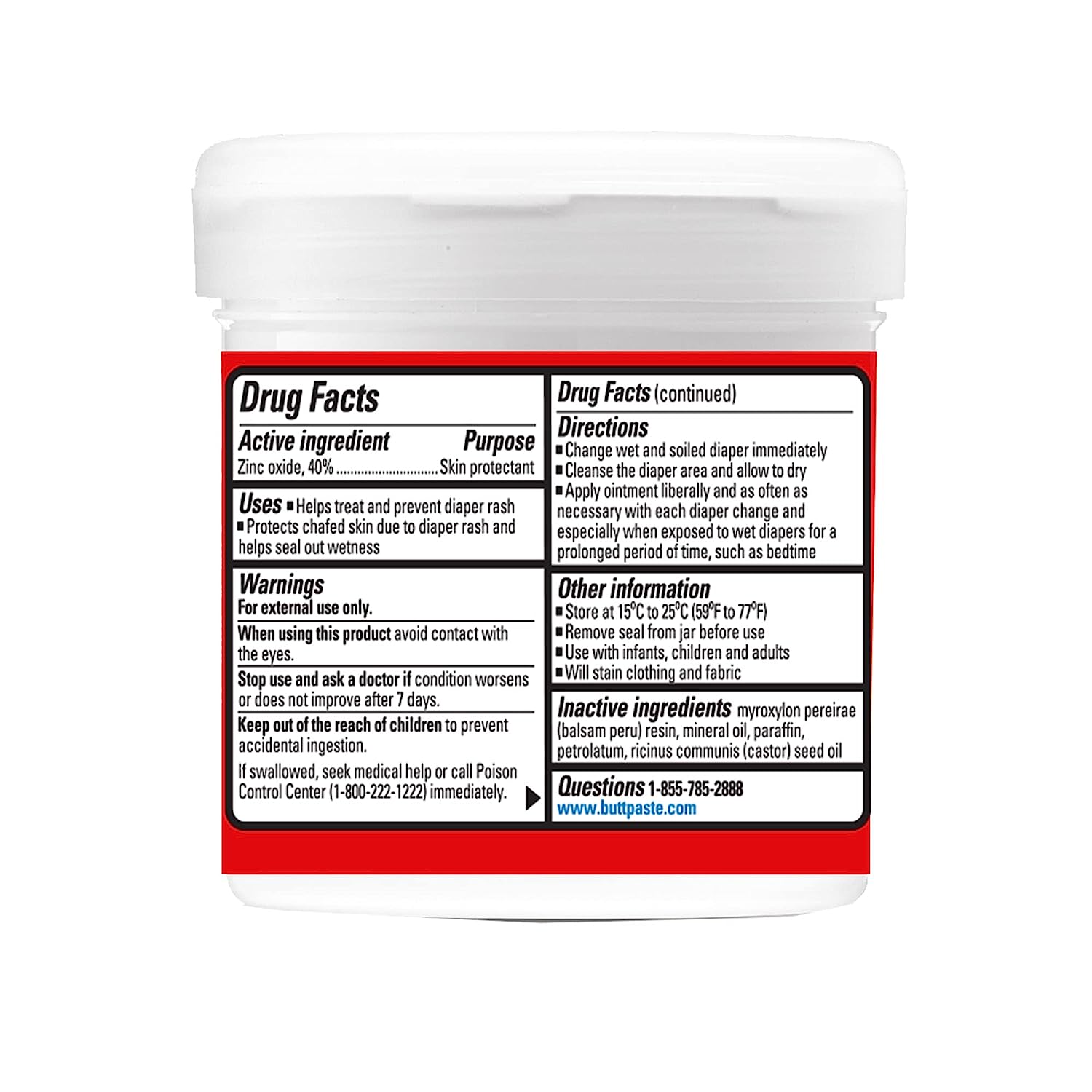 Boudreaux's Butt Paste Maximum Strength Diaper Rash Cream, Ointment for Baby, 2 oz Tube - Image 7